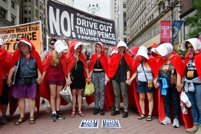 handmaids tale inspired political protests