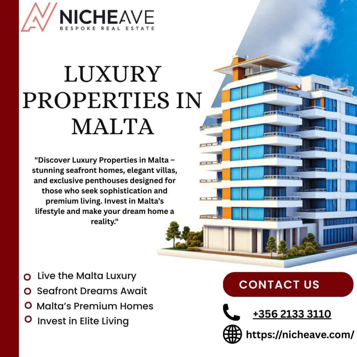Luxury Properties In Malta – Exclusive Homes & Investments by NicheAve