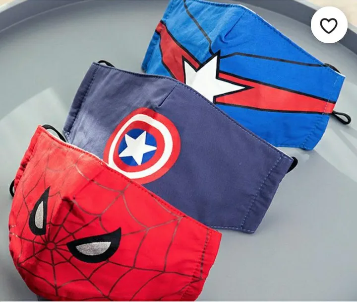 Marvel Comics Kids Face Masks by MensBodegaUSA Marvel Comics Kids Face Masks by MensBodegaUSA