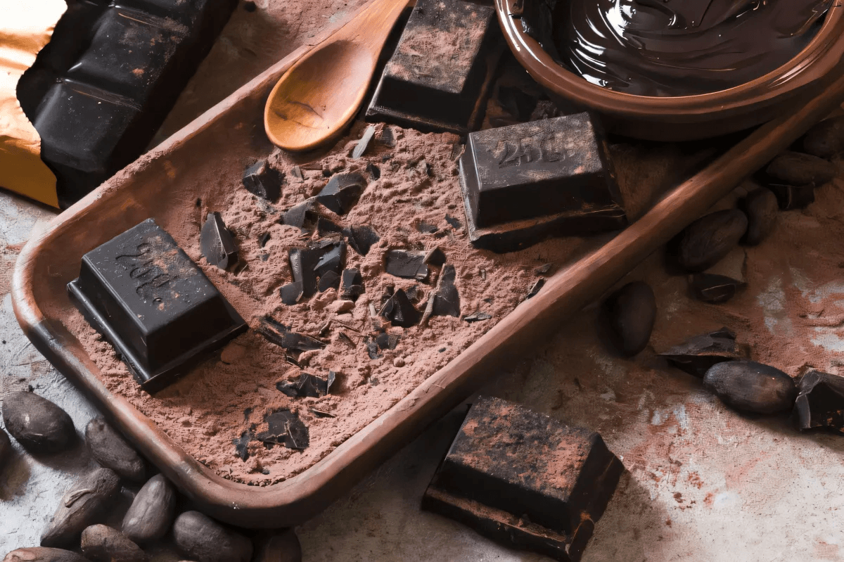 cacao and cocoa