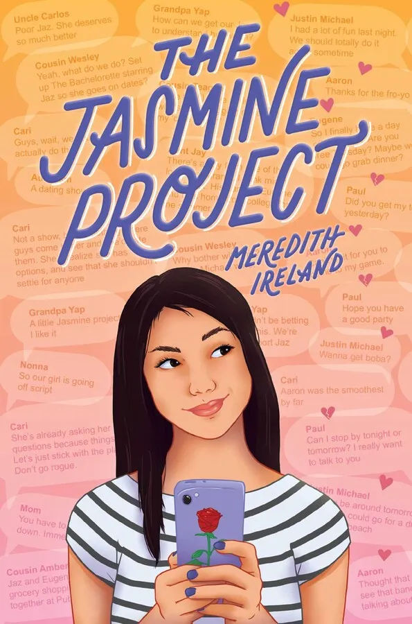 book cover for the jasmine project, new teen young adult YA romance book 