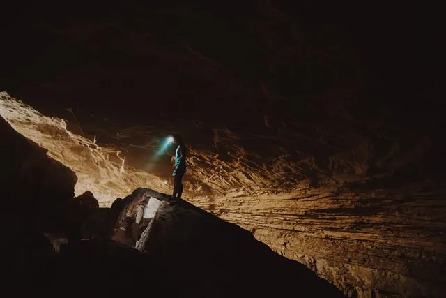head lamp for better visibility while hiking
