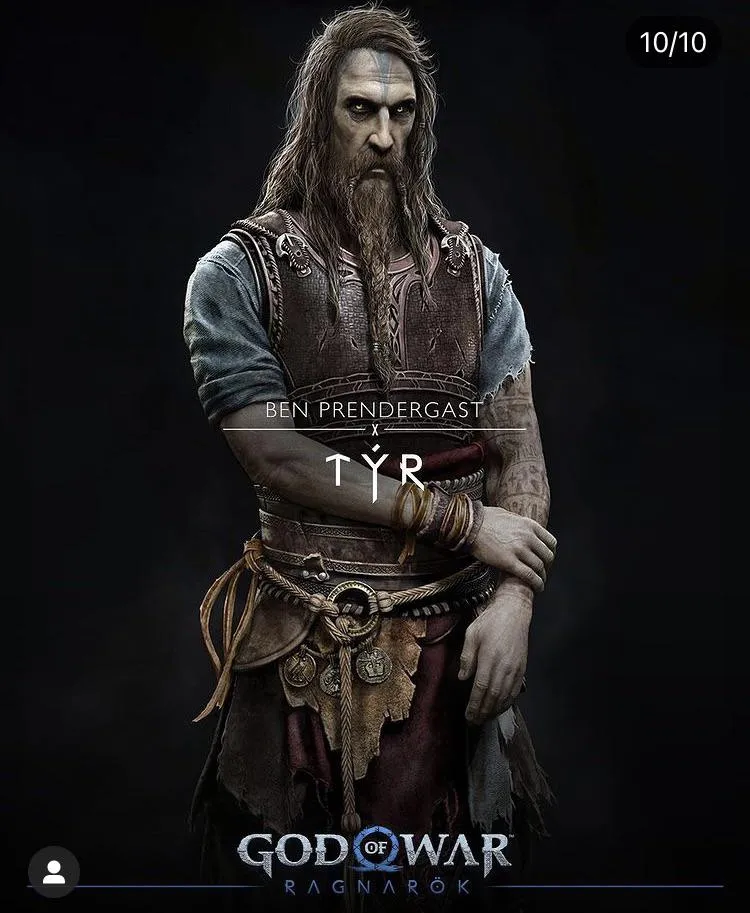 Tyr holding wrist