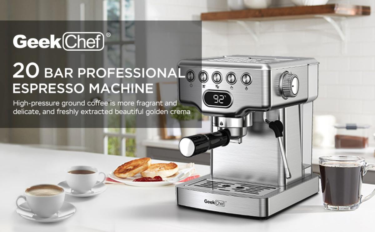 Geek Chef Espresso Machine For Coffee Lovers by SEO