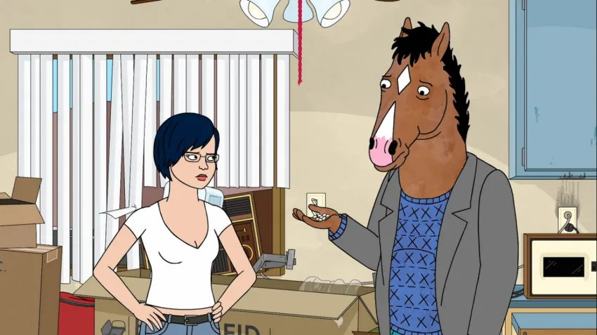 Diane and Bojack bojack horseman and diane nguyen