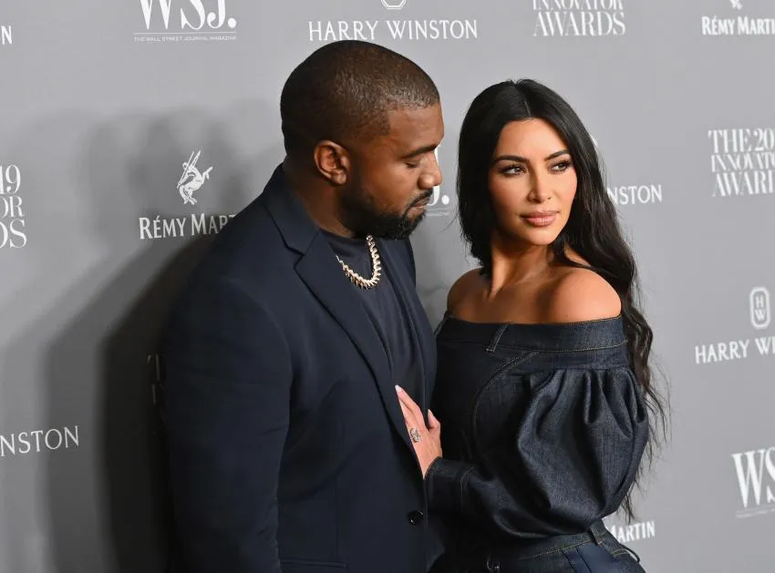 Kim and Kanye Kanye West and Kim Kardashian