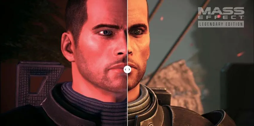 Mass Effect graphics comparison
