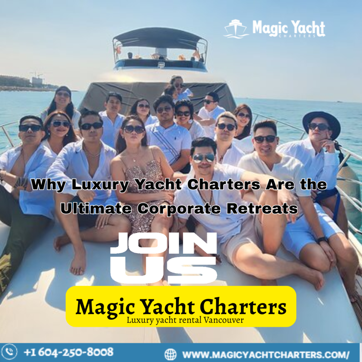 Why Luxury Yacht Charters Are The Ultimate Corporate Retreats by Magic Yacht Charters