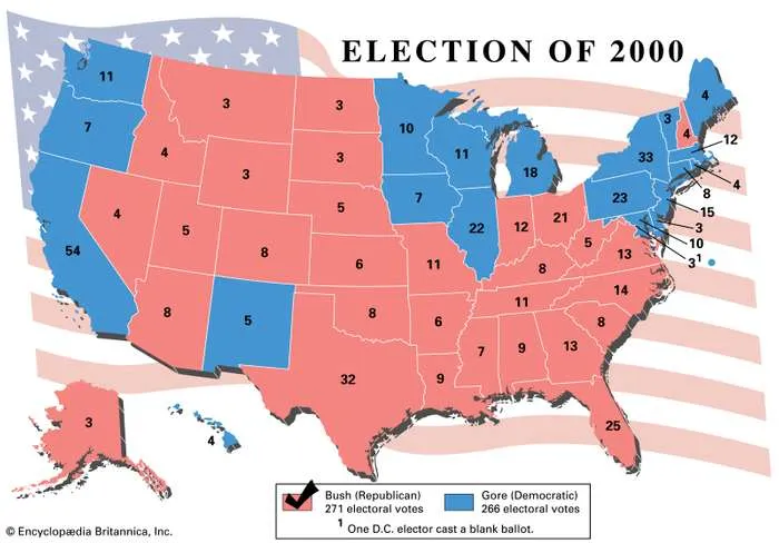 Electoral Map - 2000
