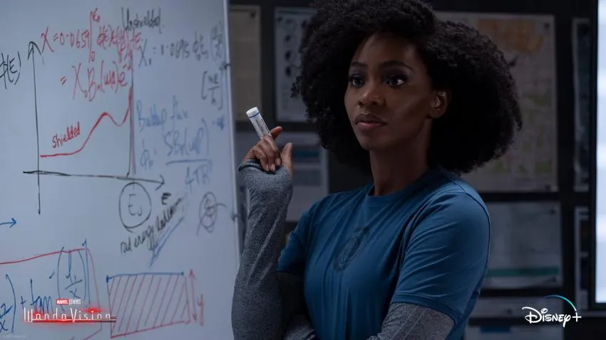 Teyonah Parris as Monica Rambeau - Copyright: Disney/Marvel Studios, WandaVision Monica Rambeau, WandaVision, Disney, Marvel, Disney+