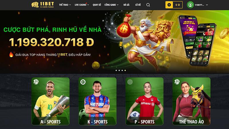 11BET Khẳng Định Vị Thế Nhà Cái Trực Tuyến Uy Tín Tại Châu Á🏆 Trước Tiên, Nền Tảng Cá Cược Thể Thao Của 11BET Rất Phong Phú, Bao Gồm Hơn 20 Môn Thể Thao Phổ Biến Như Bóng đá, Bóng Rổ, Tennis, Golf Và Nhiều Hơn Thế Nữa.
Với Giao Diện Trực Quan, Dễ Sử Dụng, Người Chơi Có Thể Nhanh Chóng Tìm Kiếm Và đặt Cược Vào Các Trận đấu Yêu Thích.
🏃♂️⚽️🏀 Đặc Biệt, 11BET Nổi Bật Với Những Giải đấu Bóng đá Uy Tín Như Ngoại Hạng Anh, Serie A, La Liga Và UEFA Champions League.
Tỷ Lệ Kèo, Các Loại Cược đa Dạng Và Tính Năng Live-betting Hấp Dẫn Luôn được Cập Nhật Kịp Thời, đáp ứng Nhu Cầu Của Những Người Hâm Mộ Bóng đá Nhiệt Huyết.
🏆⚽️ Bên Cạnh đó, 11BET Còn Sở Hữu Casino Trực Tuyến Với Hàng Loạt Trò Chơi Hấp Dẫn Như Blackjack, Roulette, Baccarat Và Slots.
Các Ván Chơi được Phát Trực Tiếp Từ Studio Hiện đại Với Sự Phục Vụ Chu đáo Của Những Croupier Chuyên Nghiệp, Mang đến Trải Nghiệm Giải Trí đẳng Cấp.- 11BET Khẳng Định Vị Thế Nhà Cái Trực Tuyến Uy Tín Tại Châu Á🏆 Trước Tiên, Nền Tảng Cá Cược Thể Thao Của 11BET Rất Phong Phú, Bao Gồm Hơn 20 Môn Thể Thao Phổ Biến Như Bóng đá, Bóng Rổ, Tennis, Golf Và Nhiều Hơn Thế Nữa.
Với Giao Diện Trực Quan, Dễ Sử Dụng, Người Chơi Có Thể Nhanh Chóng Tìm Kiếm Và đặt Cược Vào Các Trận đấu Yêu Thích.
🏃♂️⚽️🏀 Đặc Biệt, 11BET Nổi Bật Với Những Giải đấu Bóng đá Uy Tín Như Ngoại Hạng Anh, Serie A, La Liga Và UEFA Champions League.
Tỷ Lệ Kèo, Các Loại Cược đa Dạng Và Tính Năng Live-betting Hấp Dẫn Luôn được Cập Nhật Kịp Thời, đáp ứng Nhu Cầu Của Những Người Hâm Mộ Bóng đá Nhiệt Huyết.
🏆⚽️ Bên Cạnh đó, 11BET Còn Sở Hữu Casino Trực Tuyến Với Hàng Loạt Trò Chơi Hấp Dẫn Như Blackjack, Roulette, Baccarat Và Slots.
Các Ván Chơi được Phát Trực Tiếp Từ Studio Hiện đại Với Sự Phục Vụ Chu đáo Của Những Croupier Chuyên Nghiệp, Mang đến Trải Nghiệm Giải Trí đẳng Cấp.- by 11betvn
