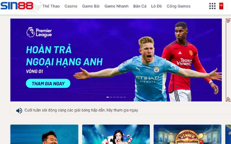 Sin88 2025 Link Mới Nhất | Trải Nghiệm Cá Cược đỉnh Cao by Cacuoc88