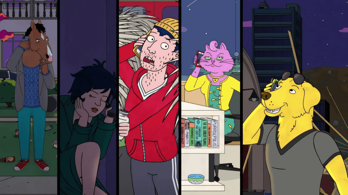 bojack horseman diane nguyen todd chavez princess carolyn mr peanutbutter