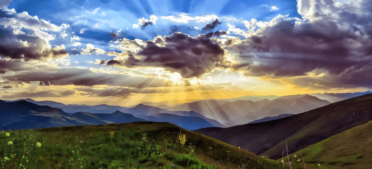 Beautiful View Under Sunset
