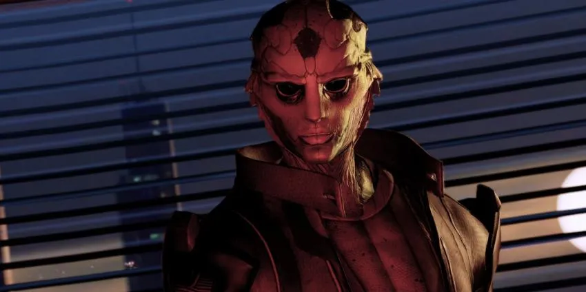 Drell assassin companion Thane Krios from Mass Effect 2