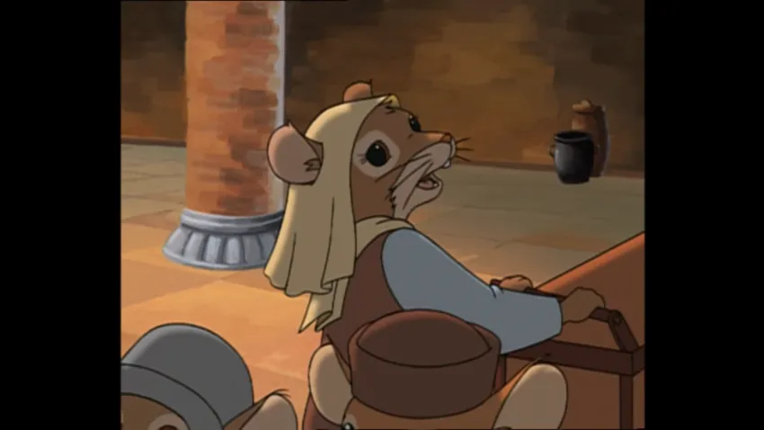 Cornflower from the Redwall TV series Cornflower Fieldmouse from the 1999 Canadian Redwall Adaptation
