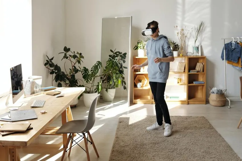 VR room virtual reality office space