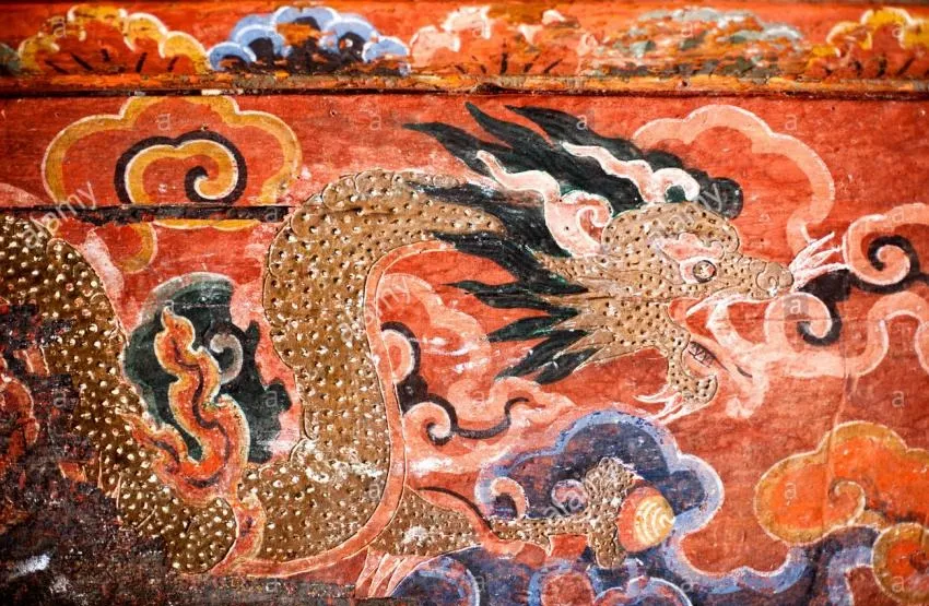 traditional bhutanese dragon