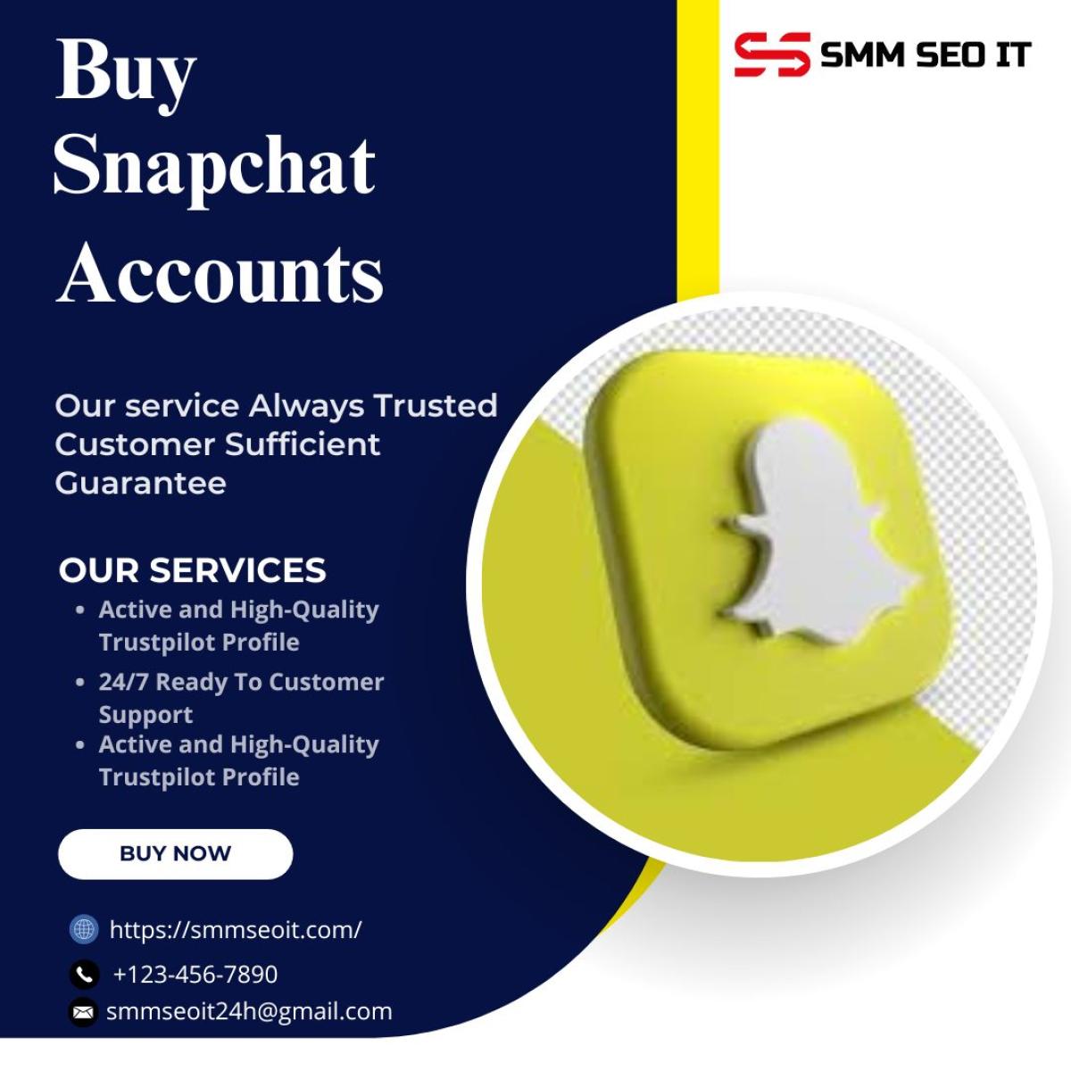 Buy Snapchat Accounts - Instant & Verified Snapchat Accounts For Sale | Smmseoit by m4l2itup