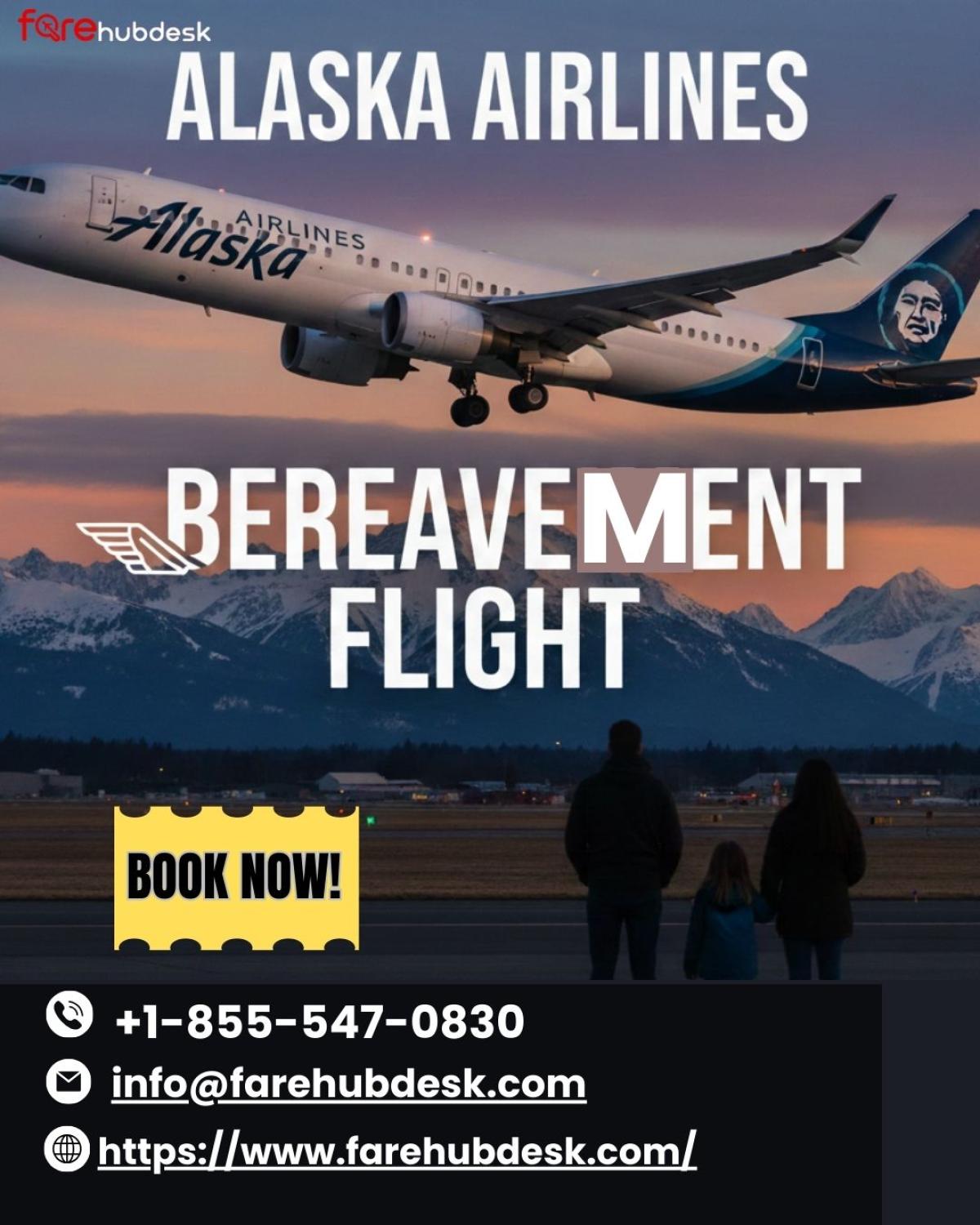 Alaska Airlines Bereavement Flight Guide✈️ Quick Info You Need! by farehubdesk