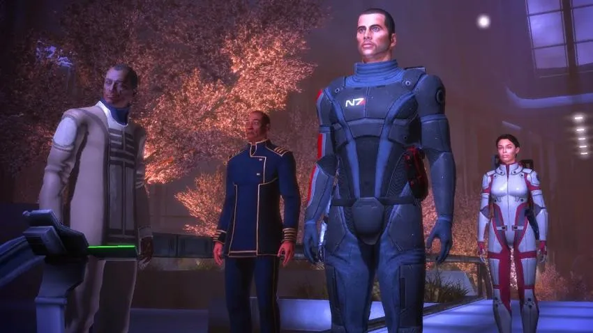Shepard is admitted into the Spectres in Mass Effect 1