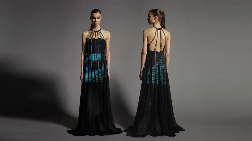 Tech Dress with LED lights