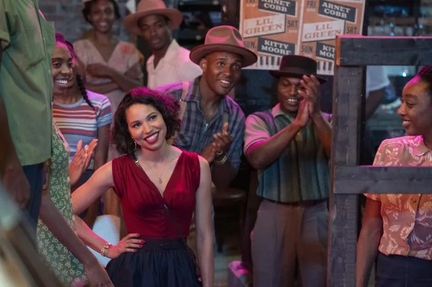 Letitia in Chicago Jurnee Smollett in Lovecraft Country