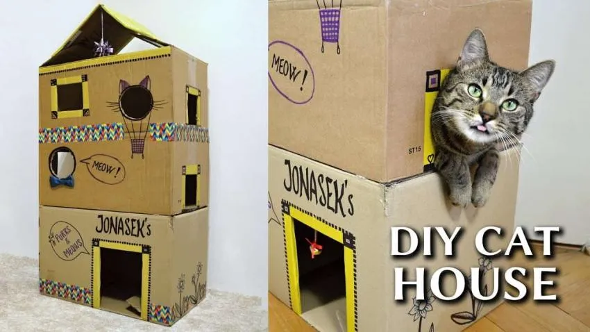 Cardboard Cat House Cardboard Cat House