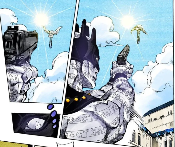 Whitesnake Holding a Gun Out of context JoJo