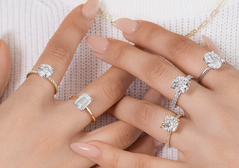 Why Everyone’s Obsessed With Moissanite Rings And Luxe Gold Decor by Samist