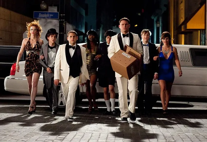 21 Jump Street movie still 21 jump street movie still prom limo jonah hill channing tatum