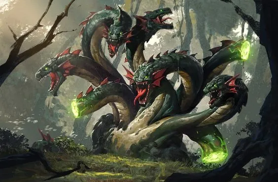 Swamp Hydra dragon