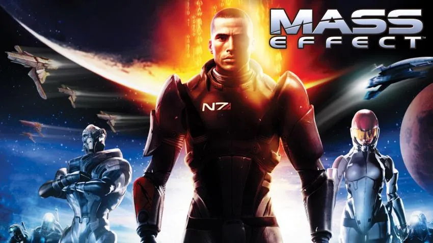 Original Mass Effect 1 box art 