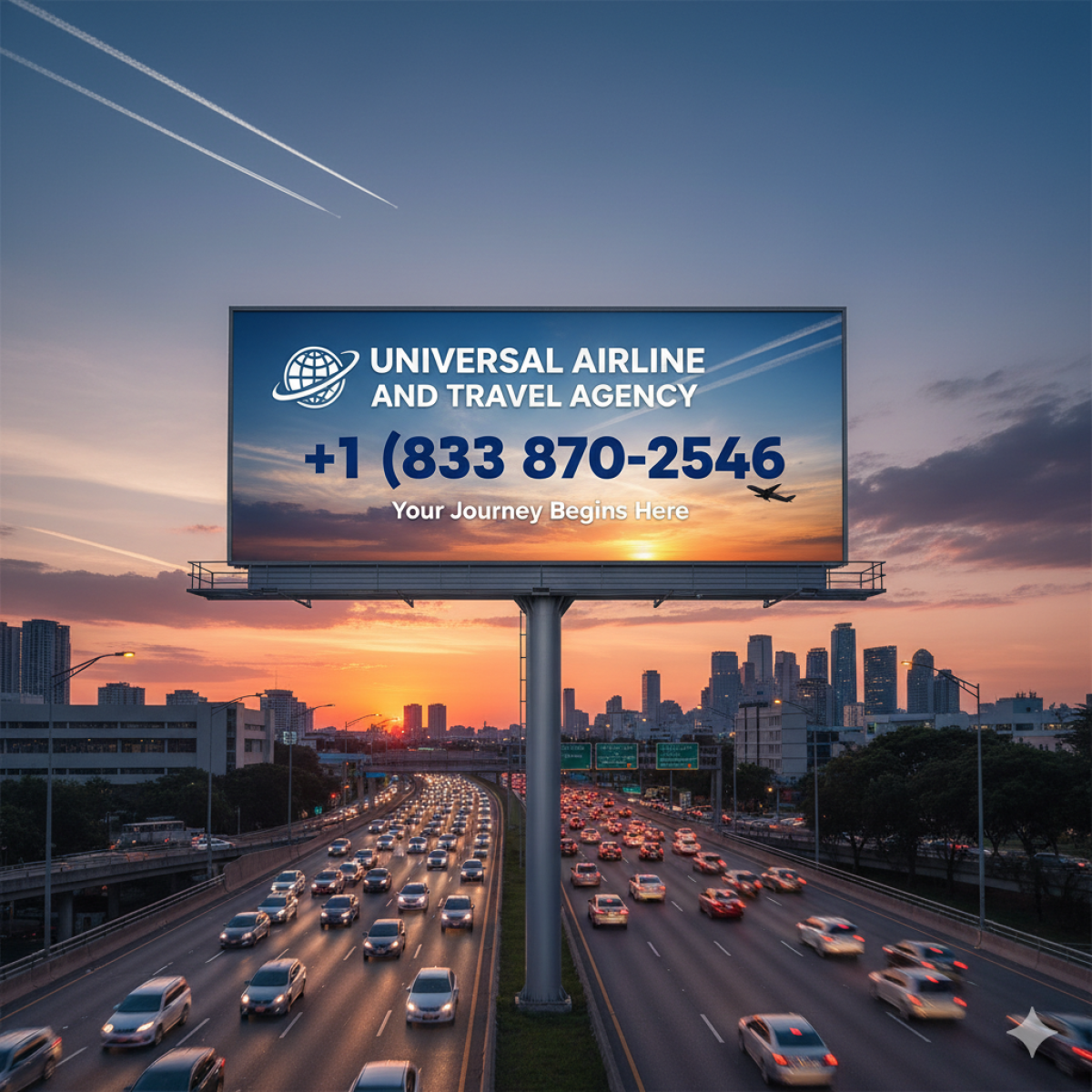 +1 (833) 870-2546 Universal Airline And Travel Agency Cancellation Policy by Travel Agency