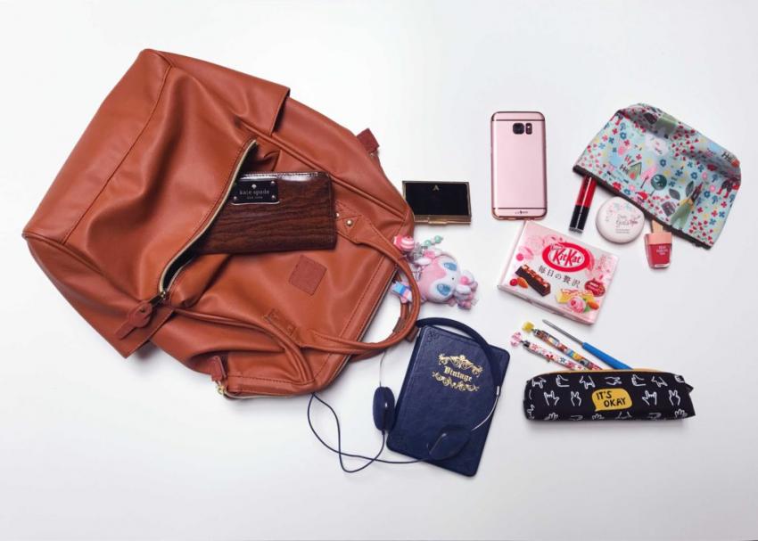 What's in your bag Instagram photo What's in your bag creative, personal Instagram photo