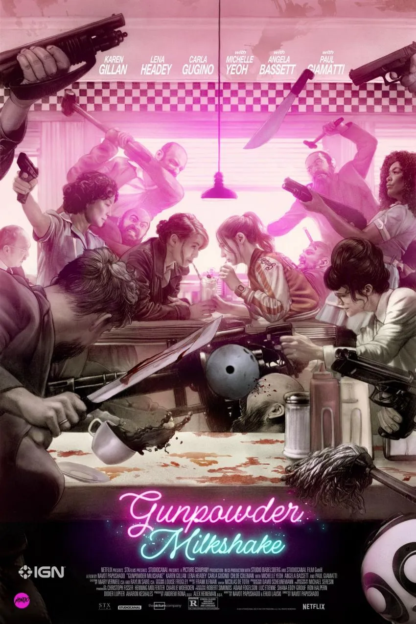 Gunpowder Milkshake Promotional Poster