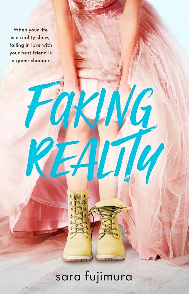 book cover for faking reality, upcoming teen young adult romance book