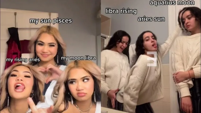 TikTok big 3 photoshoot  astrology big 3 tiktok