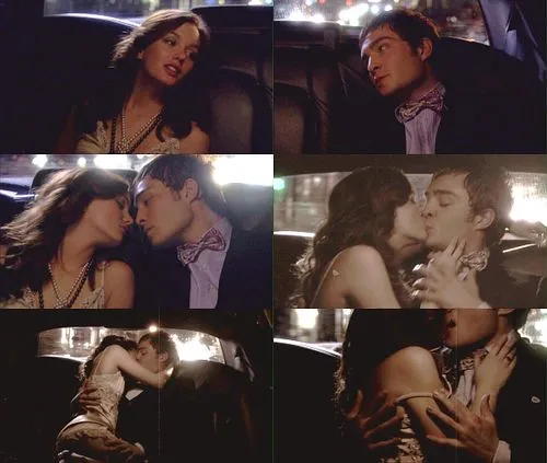 Blair & Chuck Gossip Girl's Blair & Chuck making out in limo.