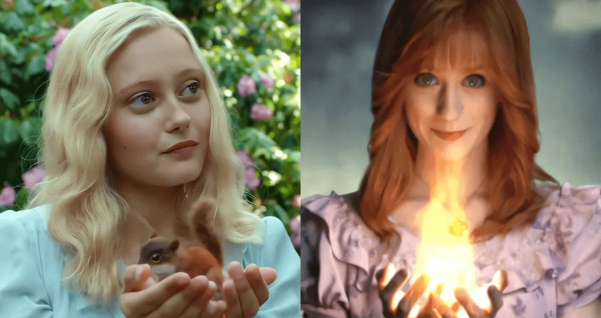 Emma and Olive of the peculiar children