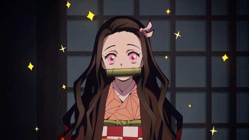 Nezuko, female anime character from Demon Slayer