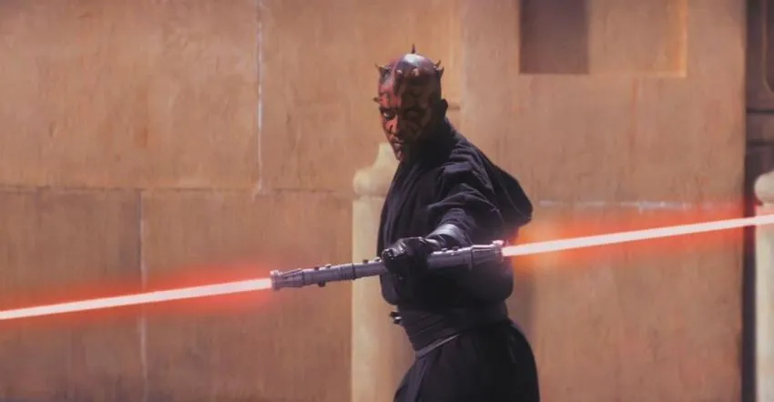 Darth Maul with lightsabre Darth Maul with lightsabre