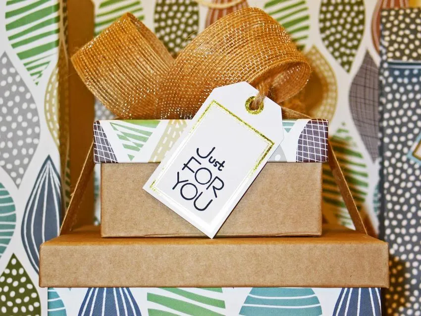 A package that says 