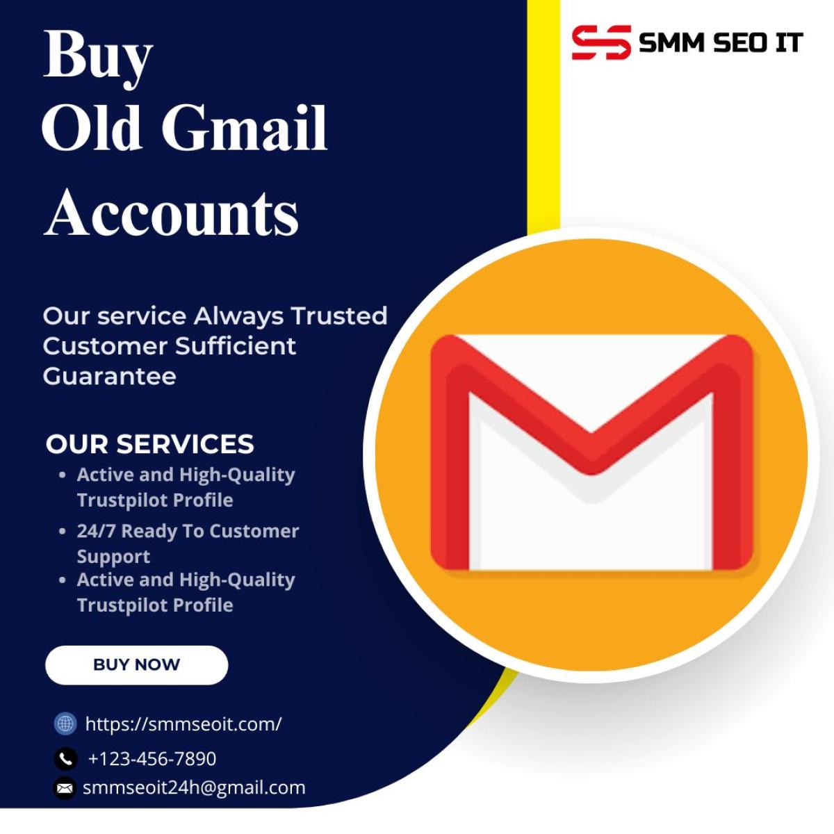 Buy Old Gmail Accounts With Guaranteed Quality - SMMSEOIT by m4l2itup