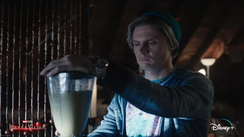 Evan Peters as Quicksilver/Pietro Maximoff/Ralph Bohner Evan Peters, Quicksilver, Pietro Maximoff, Ralph Bohner, Disney, Marvel, Disney+, WandaVision