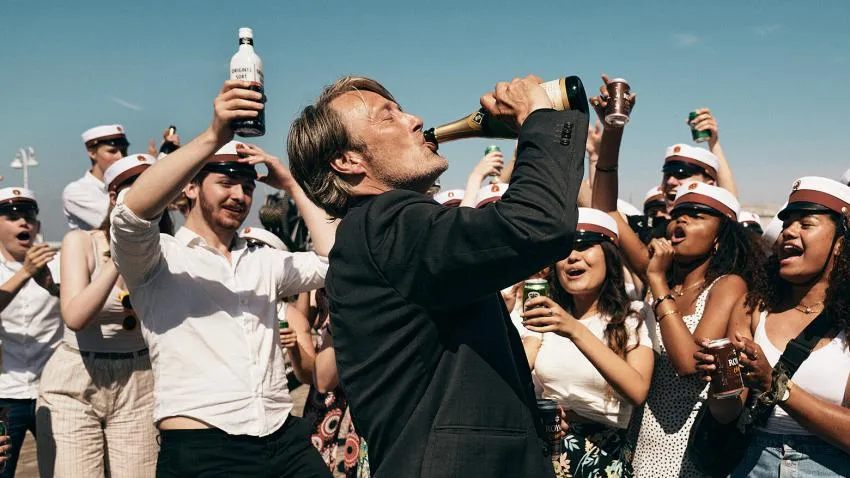 Another Round, Druk, New York Times, Mads Mikkelsen