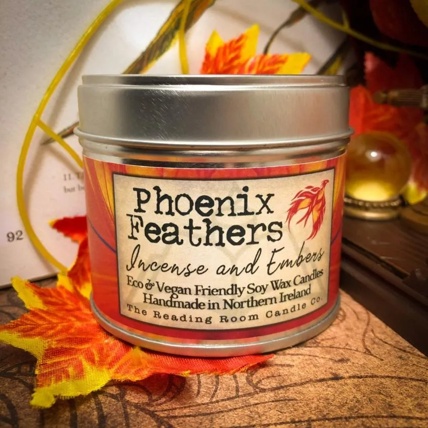 Phoenix Candle Phoenix Themed Candle Red Flame