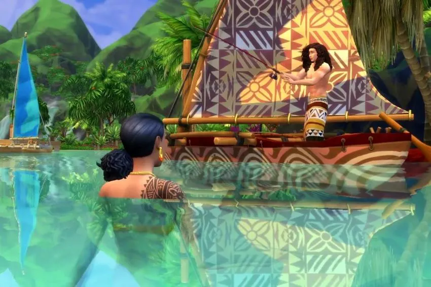 The Sims 4 island living expansion pack