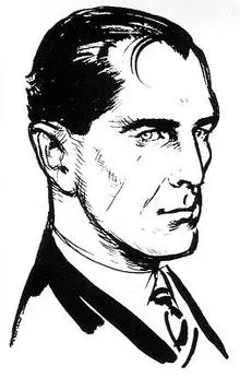 Fleming's sketch of what Bond should look like