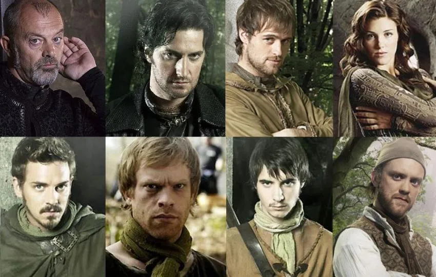 main cast of bbc robin hood 